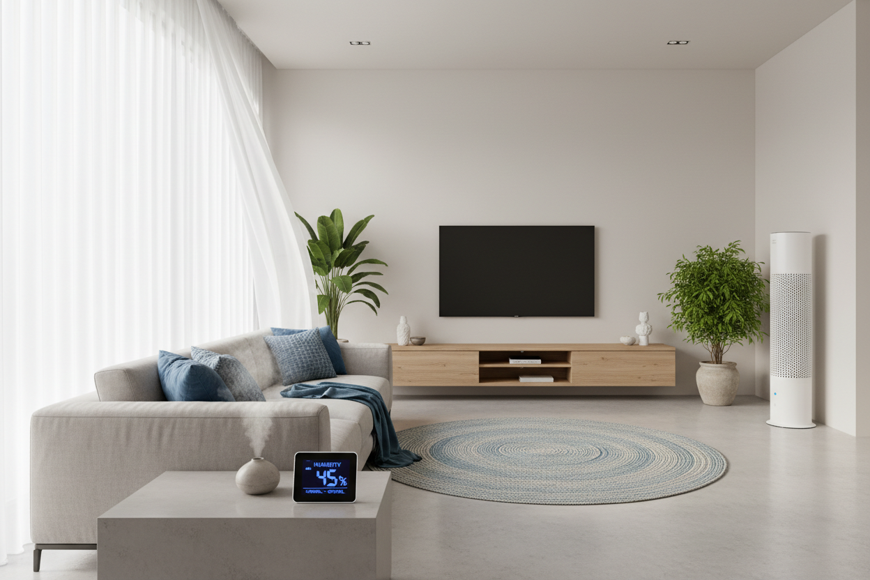 Integrated Indoor Moisture Management Systems: Moisture Absorbers, Room Moisture Control, and Humidity Monitors for Stable Living Environments