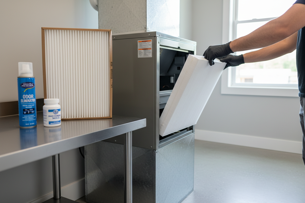 Smart Air Maintenance Systems: Coordinating Filters, Odor & Drain Maintainers, and Replacement & Maintenance for Long-Term HVAC Efficiency