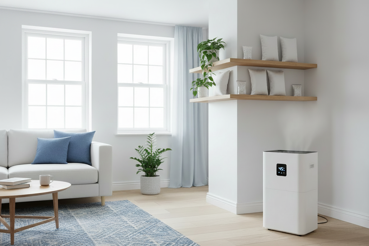 Managing Damp Spaces with Dehumidifiers, Moisture Absorbers, and Room Moisture Control Solutions