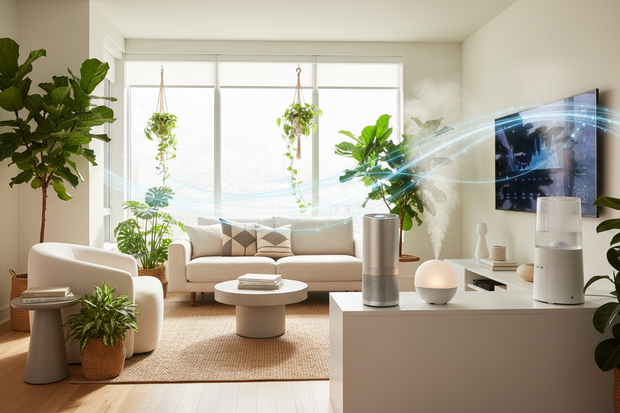 Smart Airflow Optimization Systems — Using Humidifiers, Air Purifiers, and Essential Oil Diffusers for Balanced Indoor Circulation
