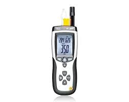 CEM Psychrometer with Infrared Thermometer, Humidity Meter, Dew Point - Image 3