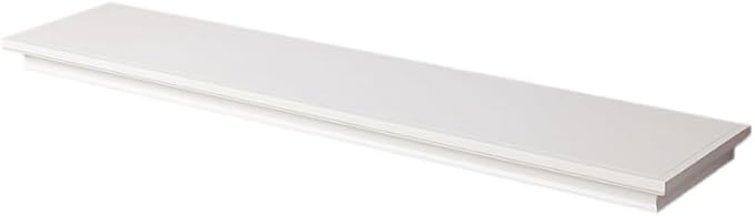 AHDECOR White Floating Shelves Wall Mounted, Deeper Wall Storage Shelf - Image 6