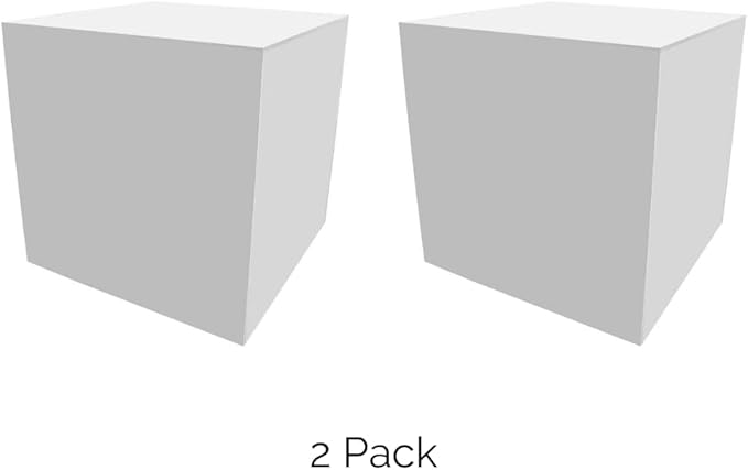 2 Pack 10 Inch White Acrylic Display Box - Image 2