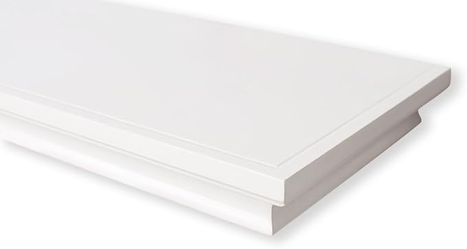 AHDECOR White Floating Shelves Wall Mounted, Deeper Wall Storage Shelf - Image 7