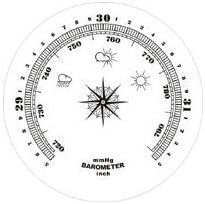Ambient Weather YG315 Cherry Finish Dial Traditional Weather Station - Image 2