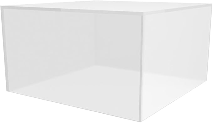Frosted Acrylic Display Box Counter Retail Merchandise Storage Bin No Lid by MarketingHolders