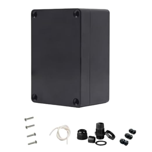 Project Box for Electronics -Electrical Enclosure, Junction Box ABS Plastic by Unknown