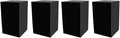 4 Pack Black Acrylic Display Box by MarketingHolders