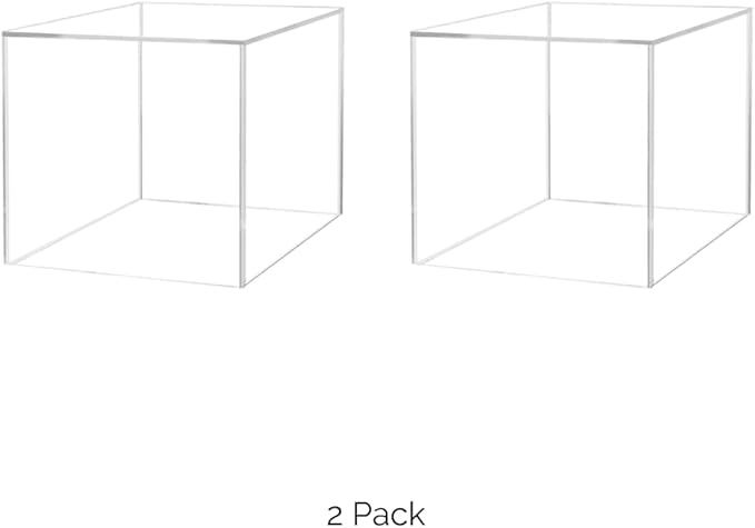 2 Pack 14 Inch Clear Acrylic Display Box - Image 4