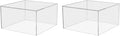 2 Pack Clear Acrylic Display Box by MarketingHolders