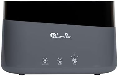 LivePure LP300HUM Aqua Flame Cool Mist Humidifier – Small Ultrasonic Plant - Image 8