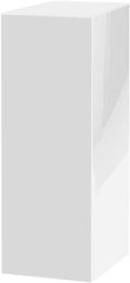 Acrylic Display Riser Box White Tall Acrylic Cube Pedestal Art Sculpture 12" x by MarketingHolders