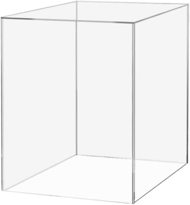 12" x 12" x 16" Clear Acrylic Display Box by MarketingHolders