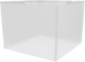 Frosted Acrylic Display Box Versatile 5 Sided Pedestal No Lid 7.75" x 7.75" x by MarketingHolders