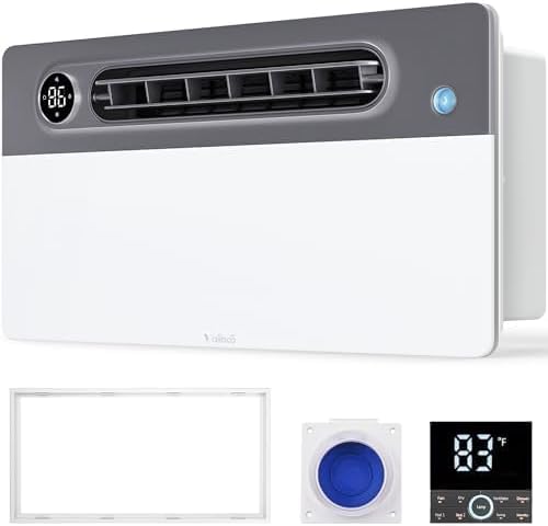 Bathroom Fan with Light and 1900W Heater, 180 CFM Ventilation, Remote Control by VallisCo