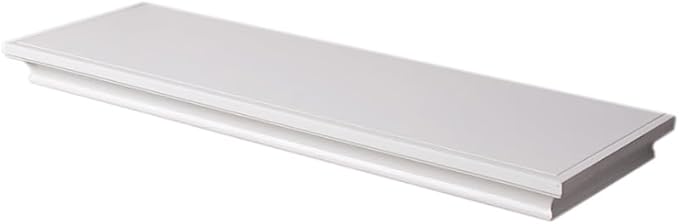 AHDECOR White Floating Shelves Wall Mounted, Deeper Wall Storage Shelf - Image 4
