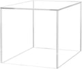 Food Riser for Buffet Table Clear Acrylic Square Box 4" Display Stand Hollow by MarketingHolders