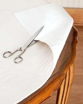 Felt Back Vinyl Table Pad 52" x 90" – Cut-to-Fit Waterproof Table Protector - Image 9