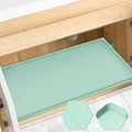 Waterproof Under Sink Mat 28" x 19", Silicone Cabinet Liner, Rubber Protector by FORWOS