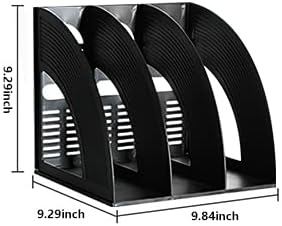 Marte Vanci 2 Pcs Magazine File Holder Book Desktop Organizer Plastic Storage - Image 2