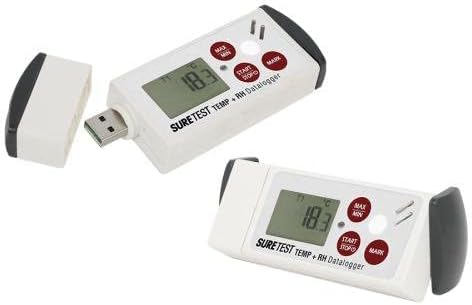 Sure Test Temperature + Relative Humidity Data Logger by Unknown