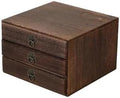 Multi-Layer Solid Wood Jewelry Storage Box by Unknown
