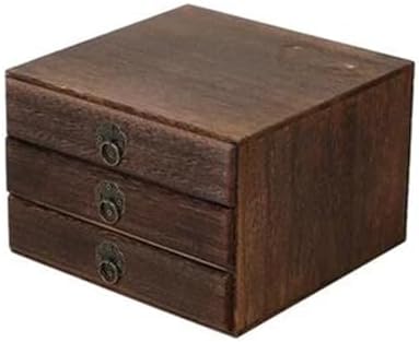 Multi-Layer Solid Wood Jewelry Storage Box by Unknown