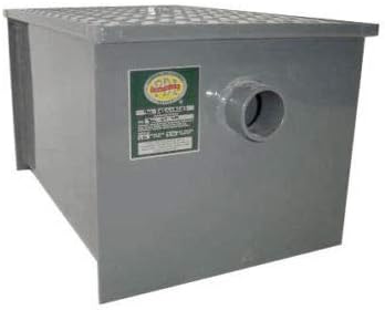 Commercial Carbon Steel Grease Trap Interceptor 30lb by ExpressKitchQuip