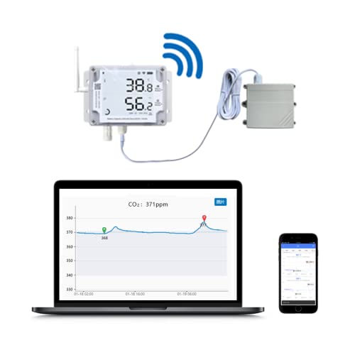 Ubibot Thermometer Hygrometer, Wireless Temperature Data Logger, Remote - Image 4