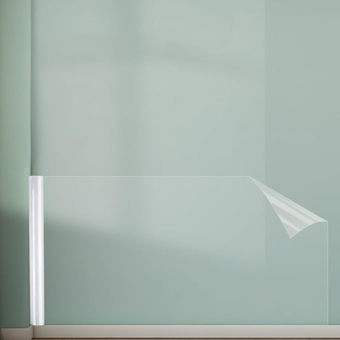 Wall Protector, 17.7in x 16.4ft No Adhesive Static Cling Contact Paper - Image 8