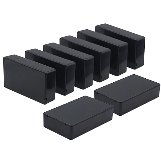 Zulkit 8Pcs Project Boxes ABS Plastic Electrical Project Case Power Junction by Zulkit