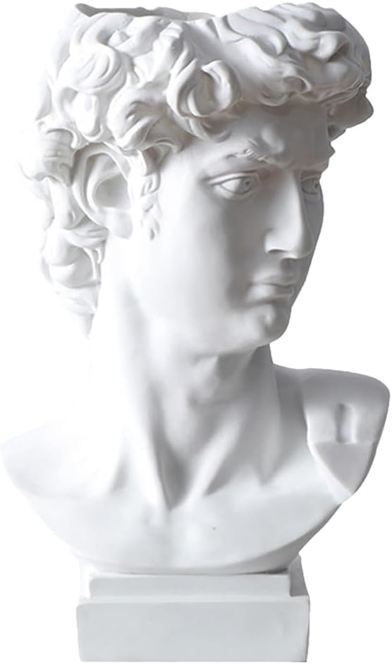 DOITOOL Greek Statue of David Collectible Figurine Cute Vase Vases by DOITOOL