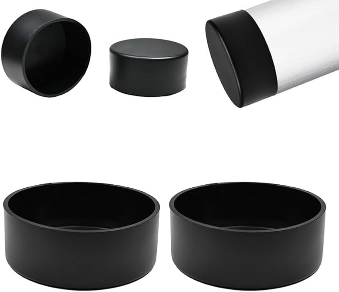 4" Silicone Chair Leg Floor Protectors, Rubber Chair Leg Caps, Non-Slip by EASYEAH