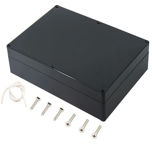 Junction Box, Zulkit Project Box IP65 Waterproof Outdoor Box ABS Plastic by Zulkit