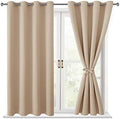 Hiasan Blackout Curtains for Bedroom, 52 x 54 Inches Long by Hiasan