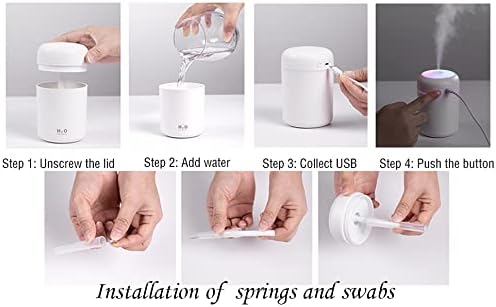 Portable Mini Humidifier, 300ml - Image 6