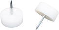 20 Pcs Furniture Feet Nail Plastic Glide Nails Round Chair Table Leg Protector by Boguish