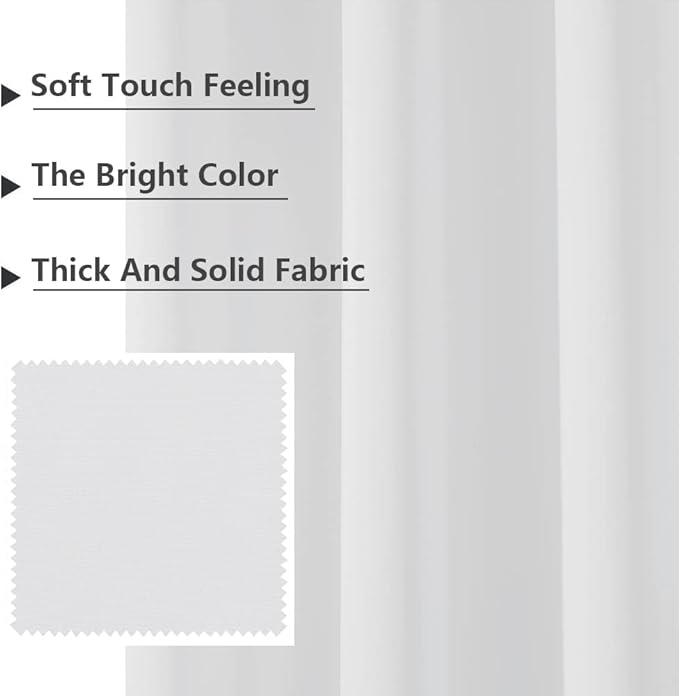 MYSKY HOME Greyish White Curtains - Image 4