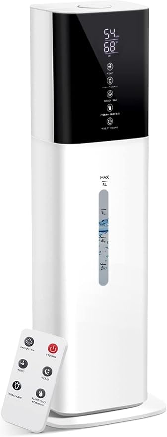 Humidifiers for Home, 8L Water Tank, Essential Oil Diffuser, Top Fill Humidifier by KONSIDEN