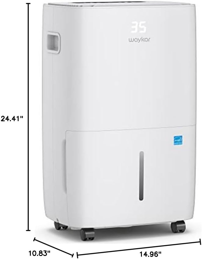 Waykar 130 Pints 6, 500 Sq. Ft Dehumidifier - Image 9