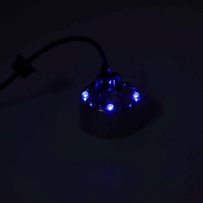 Mist Maker Fogger Zinc Alloy 12 LED Atomizer Humidifier - Image 7