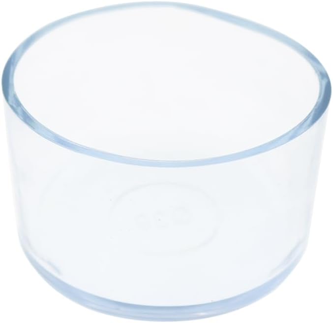 Round Chair Leg Caps, PVC Furniture Feet Covers, TTZEZE Transparent Round Floor - Image 4