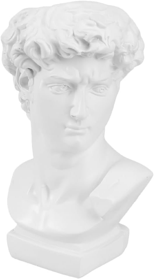 DOITOOL Greek Statue of David Collectible Figurine Cute Vase Vases - Image 9
