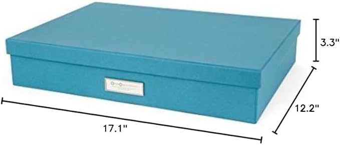 Bigso Sverker Fiberboard Legal and Art Storage Box | Scrapbook Storage Box - Image 6