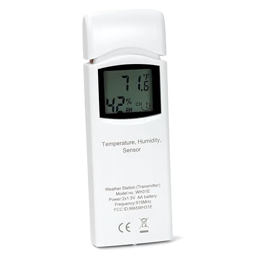 Ambient Weather WH31E Thermo-Hygrometer Sensor for - Image 4
