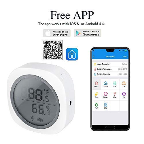 Inkbird IBS-TH1 Plus Wireless Bluetooth Temperature and Humidity Monitor - Image 2