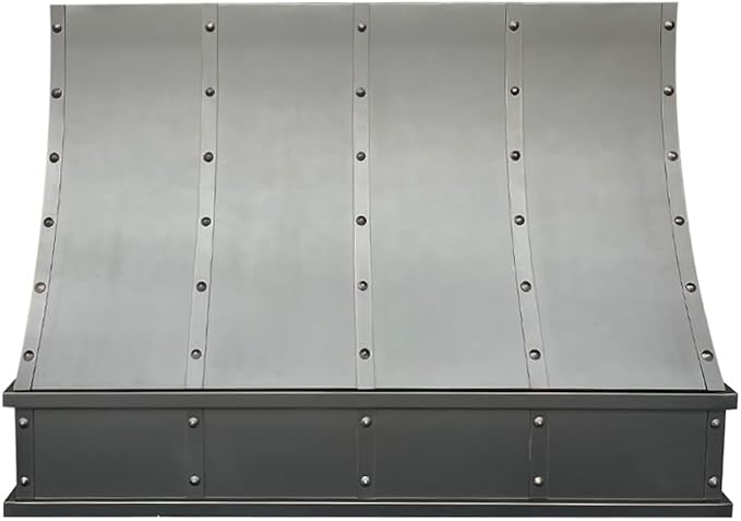 CT Copper Tailor Sloped Copper Vent Hood Wall Mount, 610 CFM Exhaust Fan by CTCopperTailor