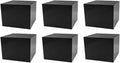 6 Pack Black Acrylic Display Box Counter Retail Merchandise Storage Bins No Lid by MarketingHolders