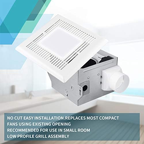 Tech Drive Very-Quiet 70 CFM, 2.0 Sone Bathroom Ventilation and Exhaust Fan - Image 5