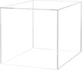 Marketing Holders 12 Inch Clear Acrylic Display Box Versatile Square Plexiglass by MarketingHolders